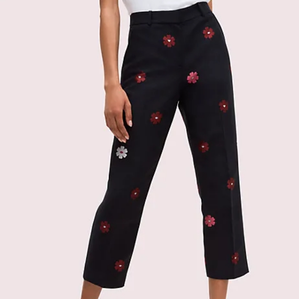 ISO !!!! Kate Spade  trousers pants floral kiss
